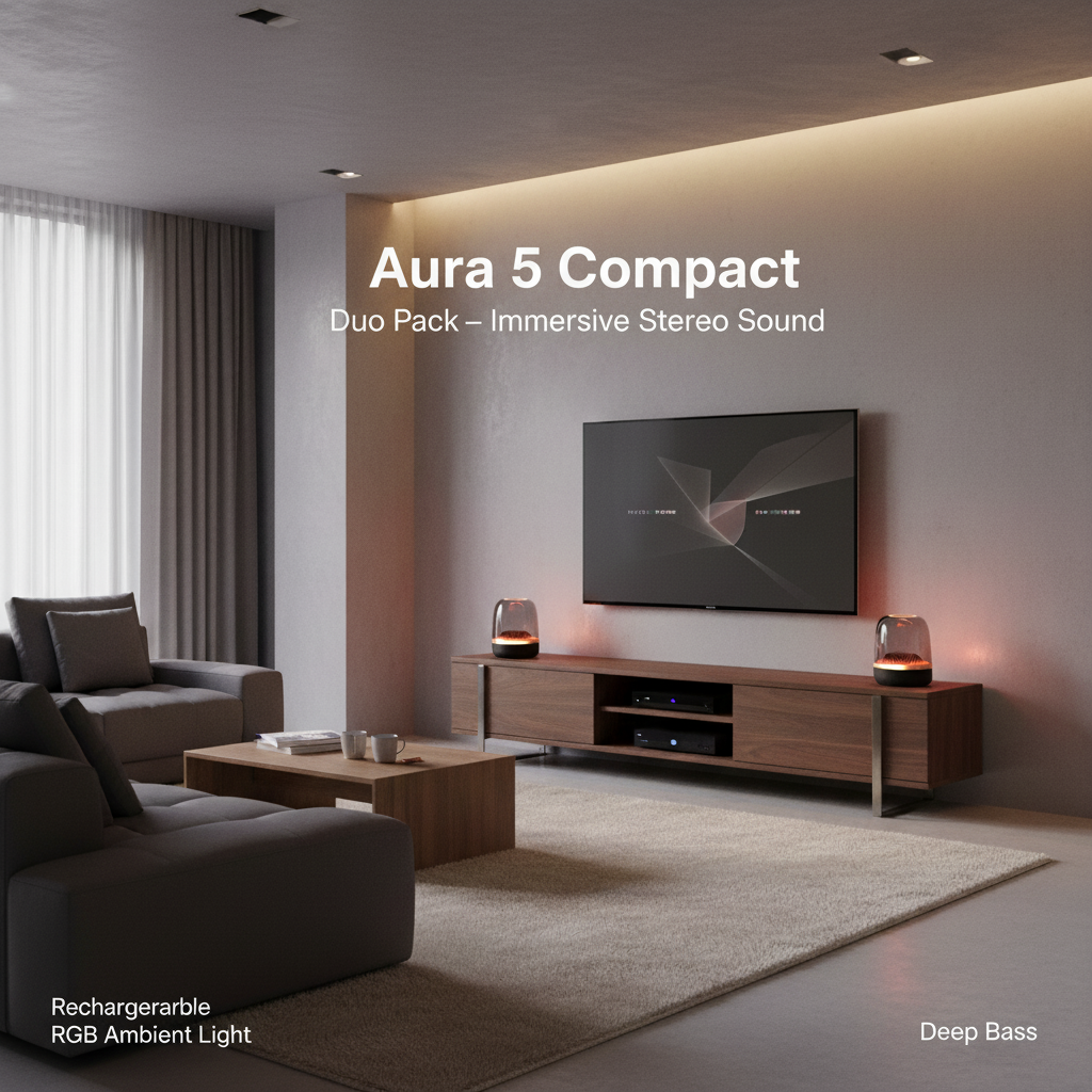 Aura 5 Compact | Portable Premium Sound System