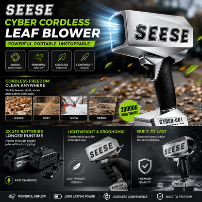 CyberBlast Pro - Cordless Turbo Air Blower