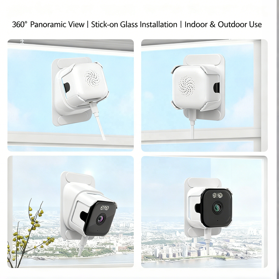 GlanceCam™ – 2K Smart Window Security Camera