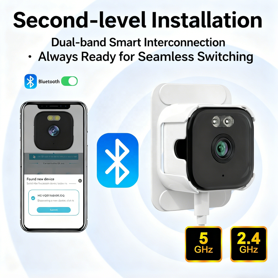 GlanceCam™ – 2K Smart Window Security Camera