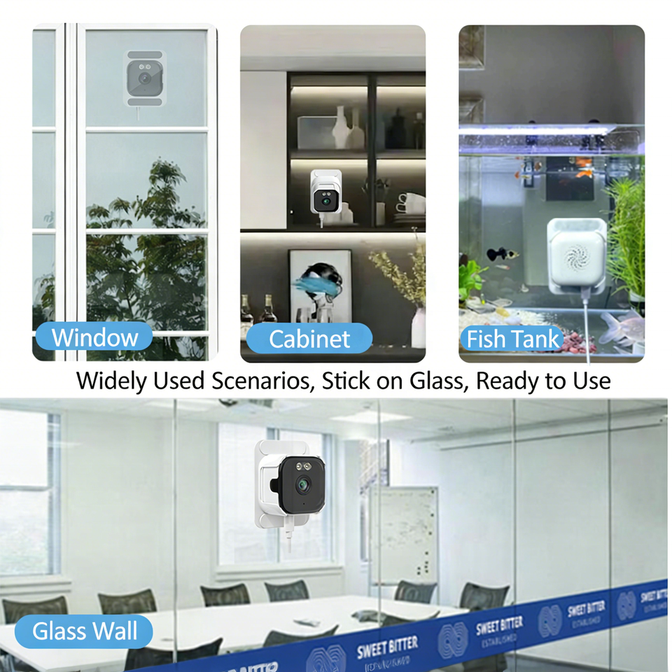 GlanceCam™ – 2K Smart Window Security Camera