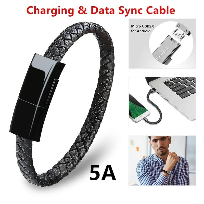 Bracelet USB Charging Cable for iPhone and Samsung
